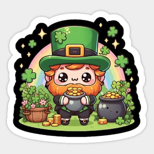 Cute Leprechaun Sticker